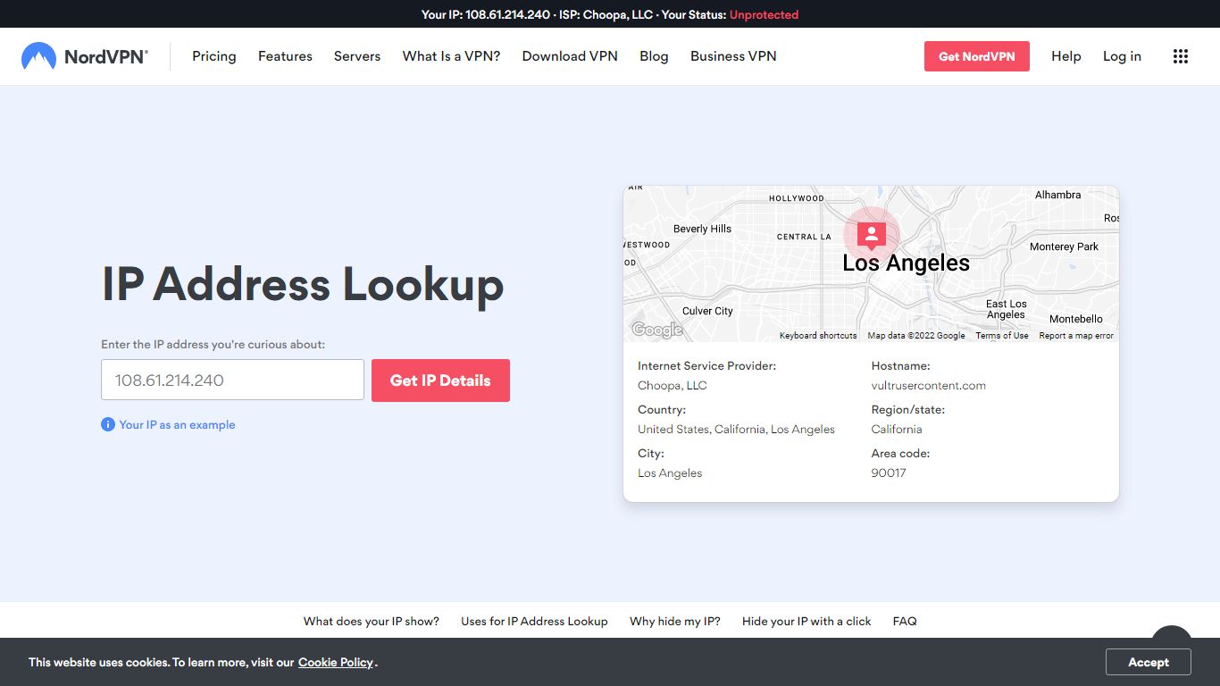 IP Address Lookup - Free IP Checker Tool | NordVPN